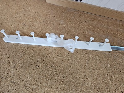 Hakenleiste Gürtelhalter mit Auszugsschiene IKEA PAX Komplement 802.624.89