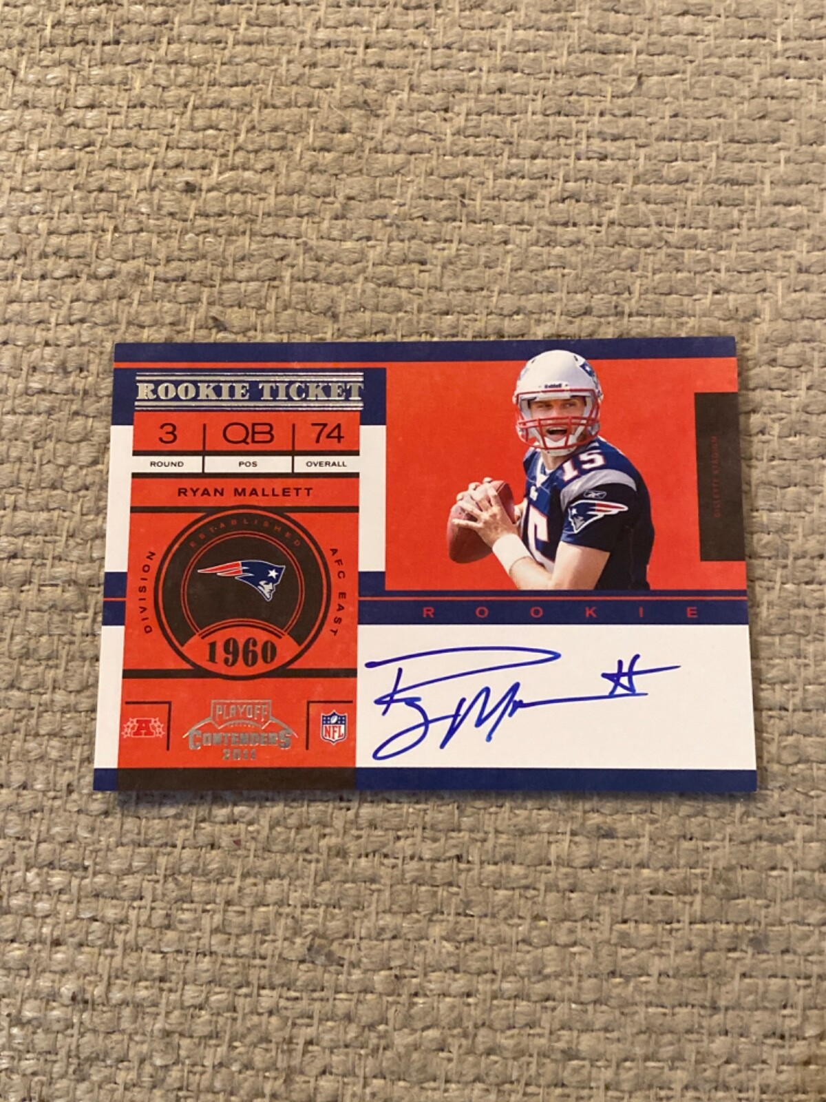 Ryan Mallett Playoff Contenders #203 Autograph