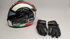 Arai Ducati Motorcycle helmet XS size (plus ladies RST gloves) 