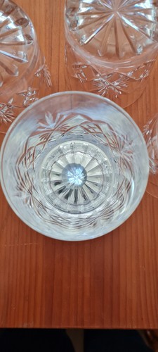 VINTAGE SET OF 6 THOMAS WEBB CRYSTAL WHISKEY GLASSES & MATCHING DECANTER VGC - Picture 5 of 10