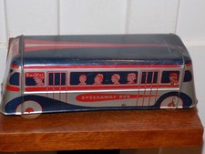 Vintage Wolverine Speedway Bus Tin Toy