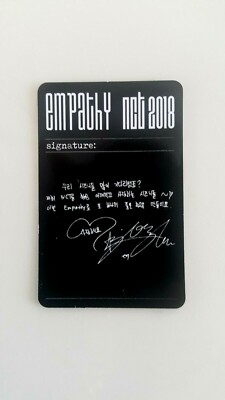 NCT 2018 Empathy Official Photocard Photo Card Full 36 pcs( Dream