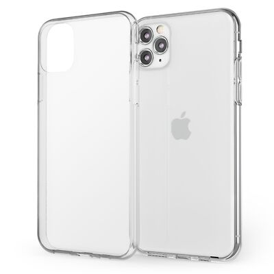 NALIA Transparente Silikonhülle iPhone 11 Pro Max Case Anti-Gelb stoßfest