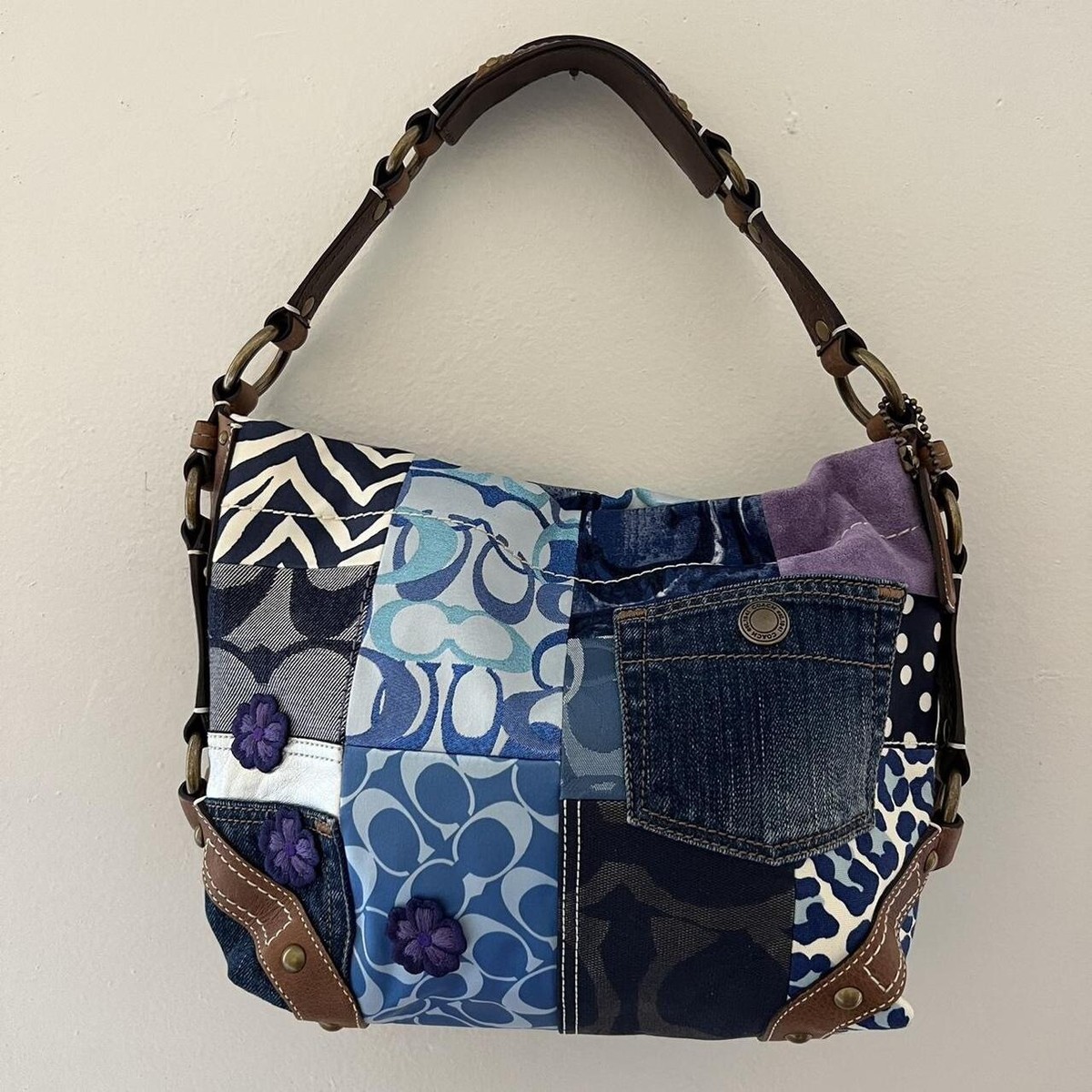 Vintage Coach Patchwork Handbag | eBay