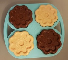 Vtg Fisher Price Fun w Play Food for Little Tikes 4 Cookies  Tray