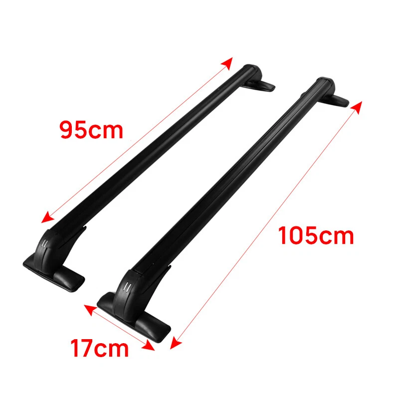 For Mazda 2 2011-2021 41" Car Top Roof Rack Cross Bars Luggage Carrier w/ Lock Foto 3 de 4