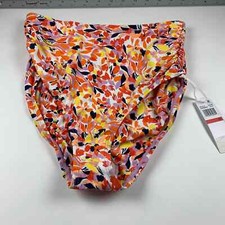 Anne Cole Women's High Waisted 3-Way Convertible Shirred Swim Bottom Size XS NWT