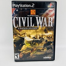 History Channel: Civil War - A Nation Divided CIB!  (PlayStation 2, ps2) Game