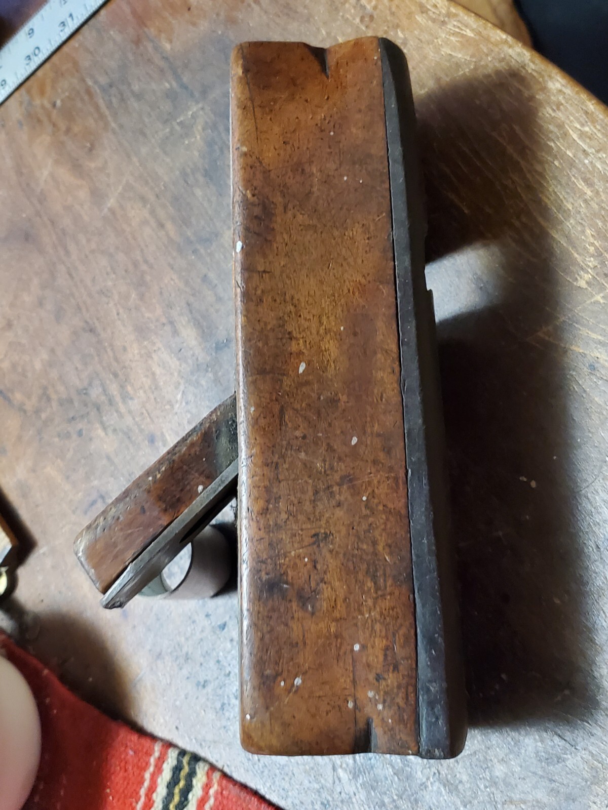 ANTIQUE VINTAGE WOOD HAND PLANE / LATHE TOOL 8" COFFIN SHAPED eBay