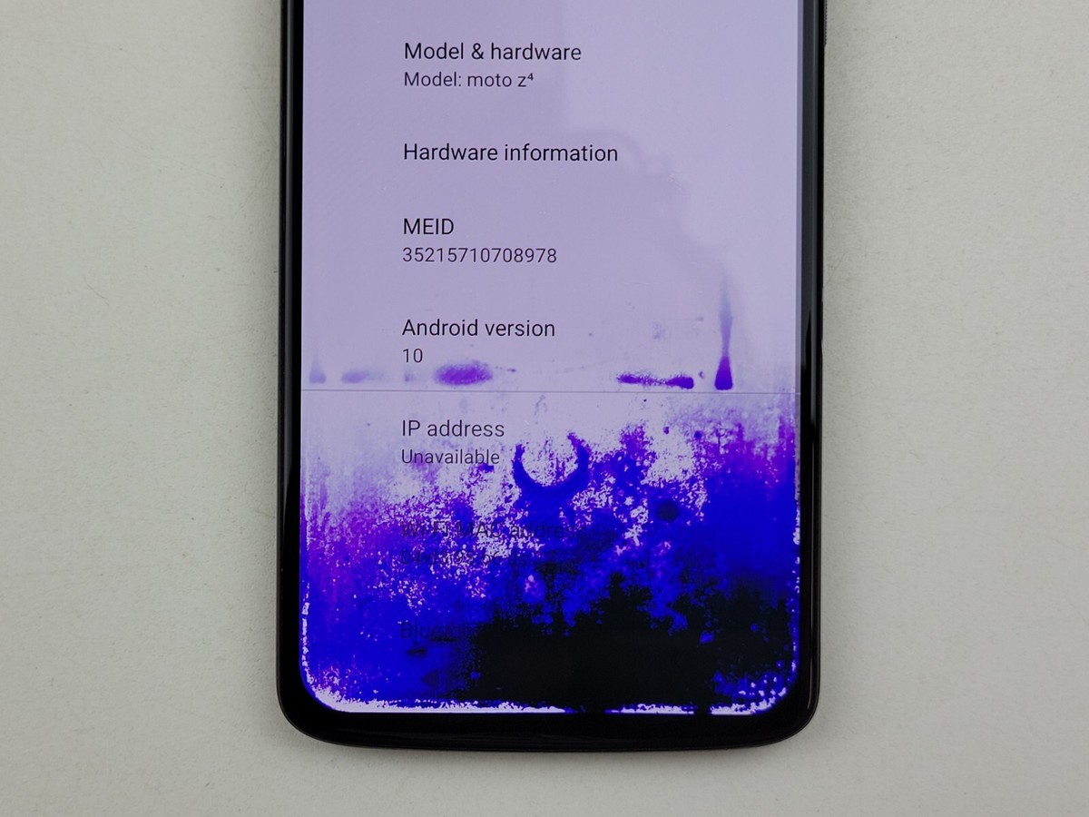 Motorola moto z4 (XT1980-4) 128GB (Verizon) - *PLEASE READ