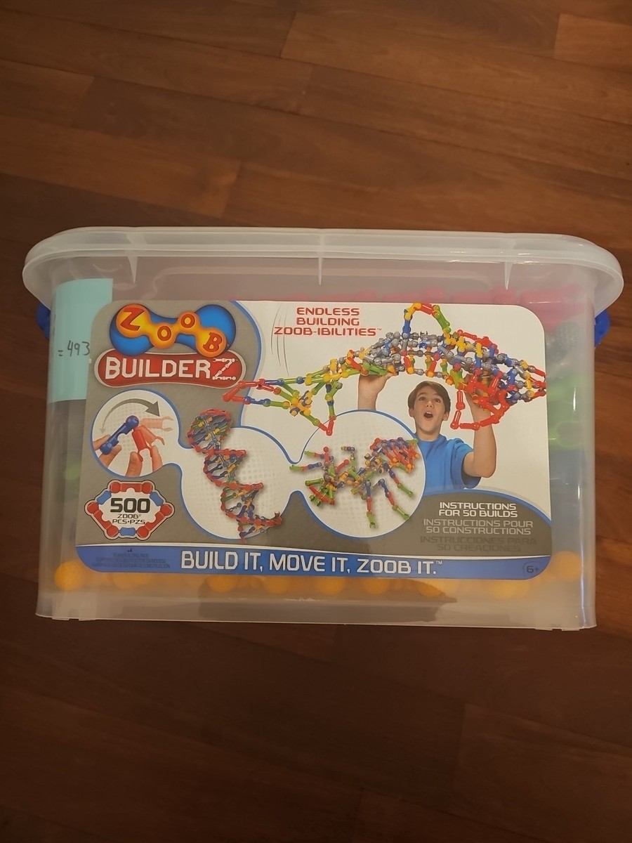 ZOOB BuilderZ 500 Piece Set - Incomplete but with extras | eBay