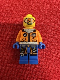 LEGO MINIFIGURE CTY0492 ARCTIC EXPLORER ORANGE GOGGLES 60032 60035 60036 60062