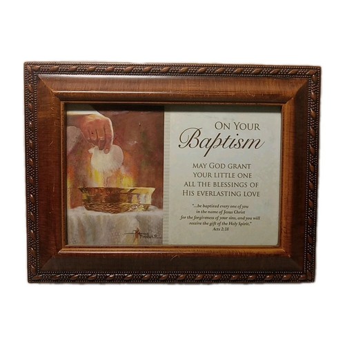 BAPTISM GIFT MUSICAL TRINKET BOX - Picture 2 of 6