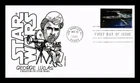 Dr Jim Stamps 41c Star Wars X-Wing Fighter Panda Cachets Thermographed FDC