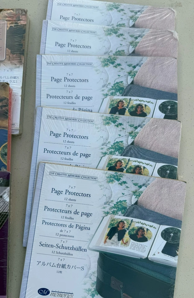 Creative Memories 7x7 3 paquetes de páginas de repuesto para álbumes de recortes y 5 paquetes de protectores de página Foto 2 de 4