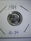1964 10C Roosevelt Dime SILVER Uncirculated (16-34)