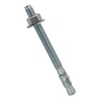 3/8" x 4-1/2" Wedge Anchor Bolt Fastener for Concrete Cement - Zinc-Plated (10)