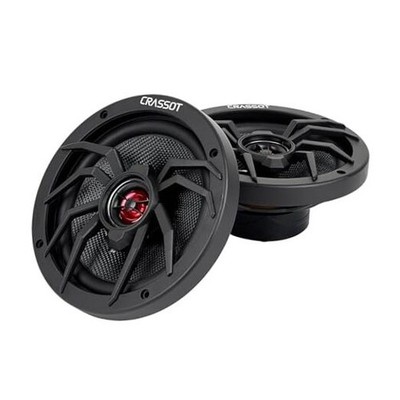 6.5 Inch Car Door Coaxial Speakers, 4 Ohm 50W RMS 500W Max, Easy Install Front 