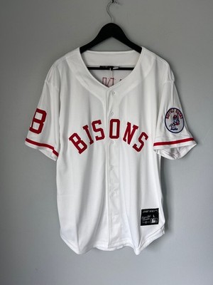 Ebbets Field Flannels Buffalo Bisons Johnny Bench Vintage Jersey - Size XL