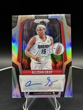 2025 Panini Prizm WNBA Signature Silver Prizm #SG-AG Allisha Gray (AU) Dream