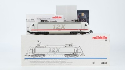 Märklin H0 3438 E-Lok Prototyp 12 X BR 128 001-5 AEG Wechselstrom Delta Digital
