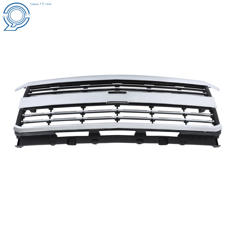 Front Grille Chrome Plastic For Silverado 2500HD 3500HD 2015-2019 23335298 Foto 3 de 4