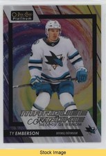 2023-24 O-Pee-Chee Platinum Rainbow Color Wheel Ty Emberson #292 READ z6b