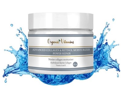 Marine pro Collagen Cream from deep sea fish seaweed extracts anti age 4 oz 
