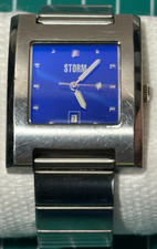 Storm Vylen Blue Dial Stunning Wristwatch New battery fitted