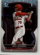2023 Bowman Draft Zach Levenson Chrome Refractor #BDC-149 St. Louis Cardinals