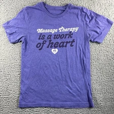 MASSAGE ENVY SHIRT WOMENS MEDIUM SHORT SLEEVE WORKWEAR UNIFORM TEE THERAPIST 