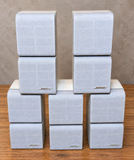 Bose Double Cube Redline Speakers 5x Lifestyle Acoustimass - White
