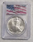 1991 American Silver Eagle WTC World Trade Center Ground Zero Recovery PCGS MS69