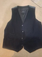 Men's black vest from Marc Anthony solid black size extra extra Large