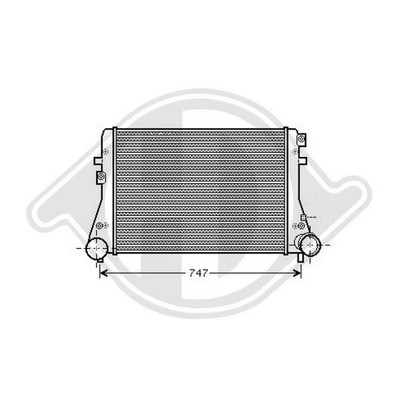 Ladeluftkühler Diederichs DCA1009 Diederichs Climate für Audi VW