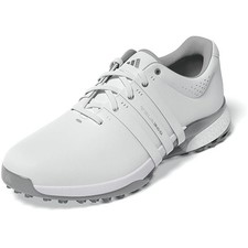 Adidas Men's Tour360 25 Spikeless Golf Shoes - IH0935 - White/Silver - 11.5