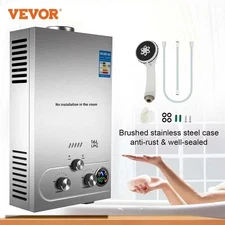 18L LPG Gas Water Heater 36KW Electric Tankless Water Boiler Instant Hot with Di