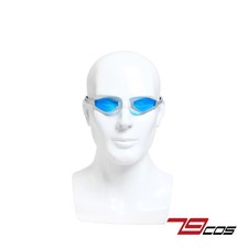 World Trigger Cosplay Prop EVA Wrap-Around Glasses Blue Lenses Costume Equipment
