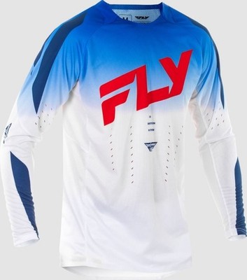 Fly Racing Evolution DST Jersey Red/White/Blue Large *CLOSEOUT Was $64.95*