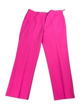 J McLaughlin Pants Women 12 Pink Stretch Slit Resort Minimalist