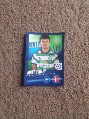 💥 Adesivo Matt O’Riley Celtic Topps Champions League 2024 Danimarca #114 - Foto 1 di 2