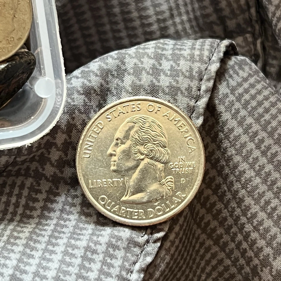 2004 D Quarter Dollar Florida Uncirculated MS DDO DDR Gem Variety Mint Error - Image 3 of 4