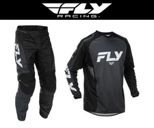 2026 MX26 Fly Racing F-16 Gear Set - Jersey & Pants - Black White