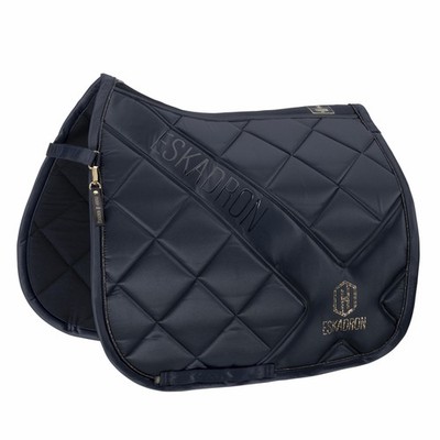 Eskadron Saddle Pad BICROSS MATTE GLOSS Navy Heritage HW 25/26