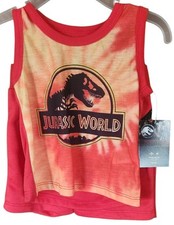 Jurassic World Baby/Toddler Boys Tank  Shorts Set Size 12 Months