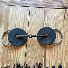 Loose Ring Single Joint Sweet Iron Snaffle Horse Bit 5.5  