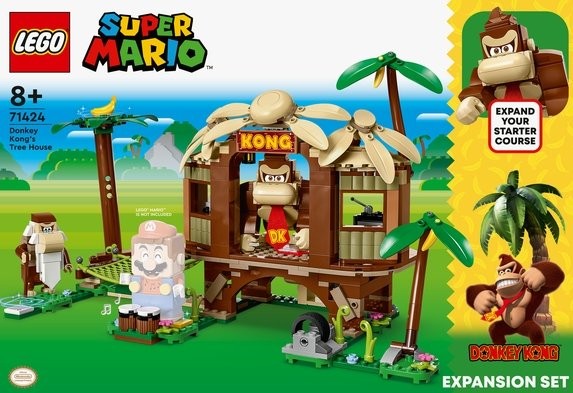 gioco costruzioni set mattoncini Lego 71424 Supermario casa di Donkey Kong 