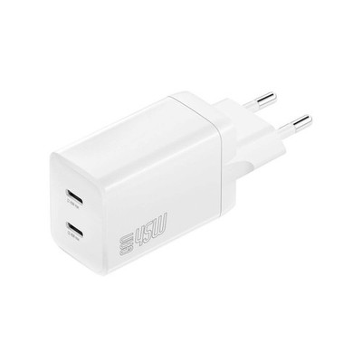4smarts Ladegerät PDPlug Dual 45W GaN 2C, weiß