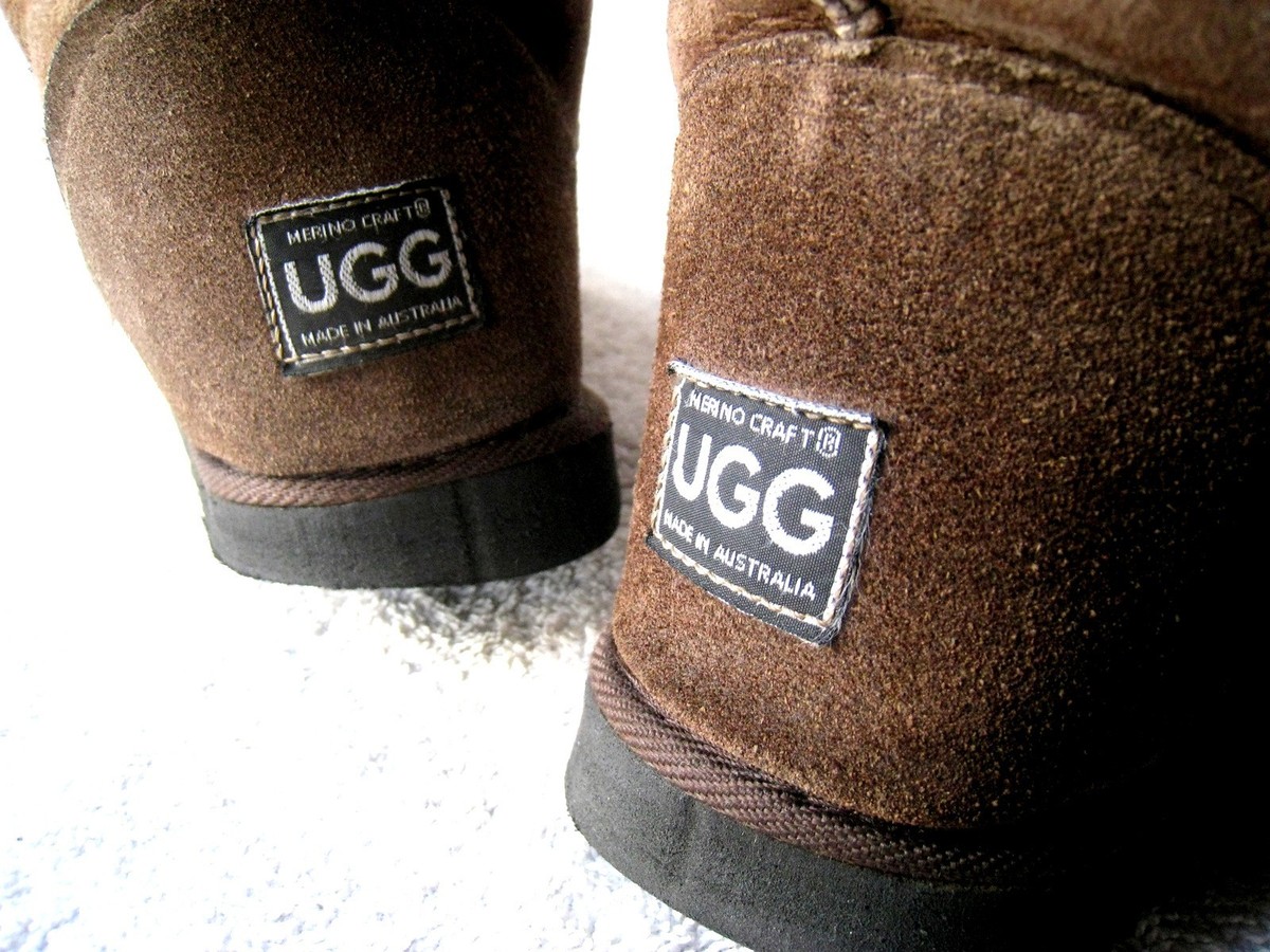 Merino Craft UGG brown boots, size US 6, made in Australia View 4