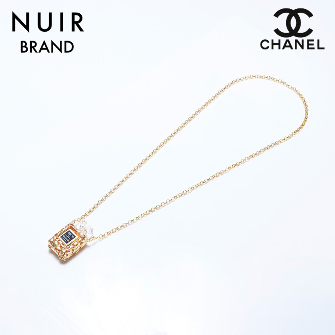 CHANEL COCO Perfume Bottle Necklace Case Elegant Jewelry Accessory